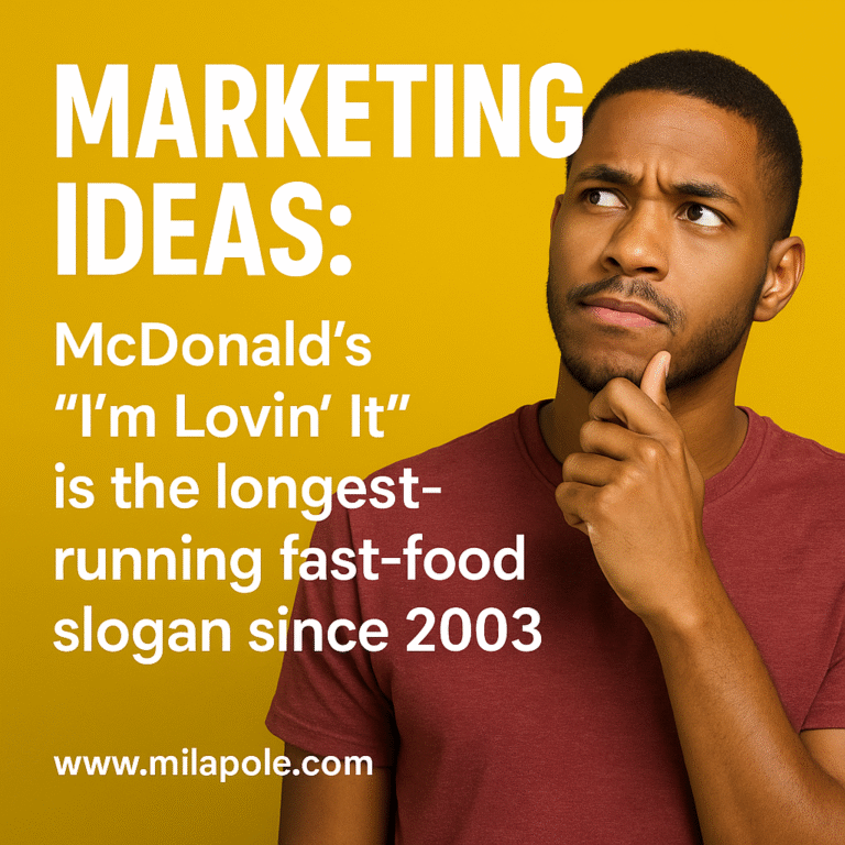 Marketing Ideas: McDonald’s “I’m Lovin’ It” is the Longest-Running Fast-Food Slogan Since 2003