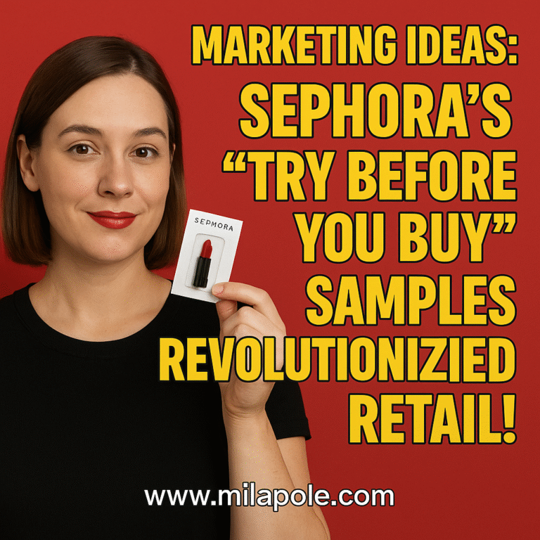 Marketing Ideas: Sephora’s “Try Before You Buy” Samples Revolutionized Retail!