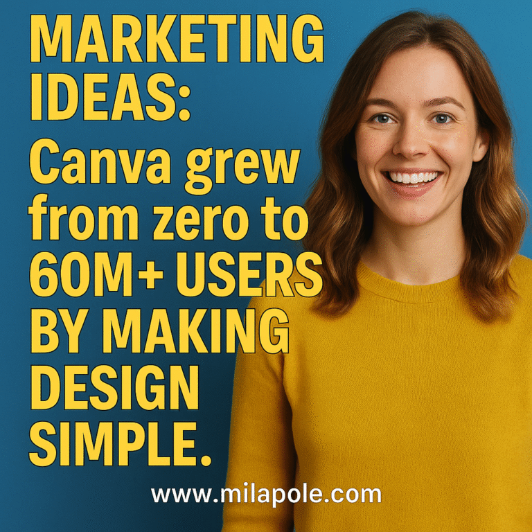 Marketing Ideas: How Canva Grew to 60M+ Users by Making Design Simple