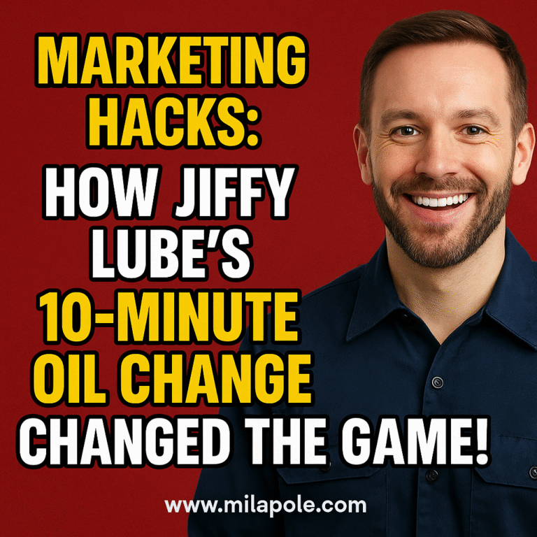 Marketing Ideas: How Jiffy Lube’s 10-Minute Oil Change Changed the Game!