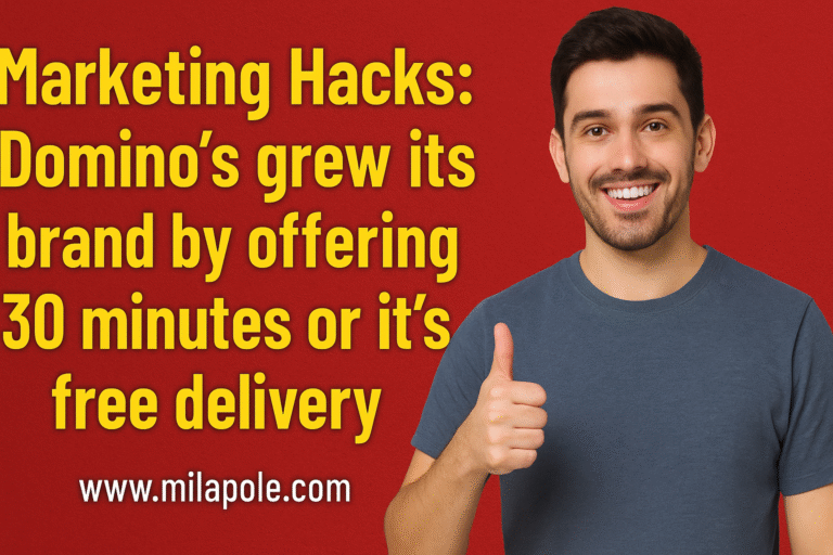 Marketing Ideas: Domino’s 30 Minutes or It’s Free Delivery Guarantee