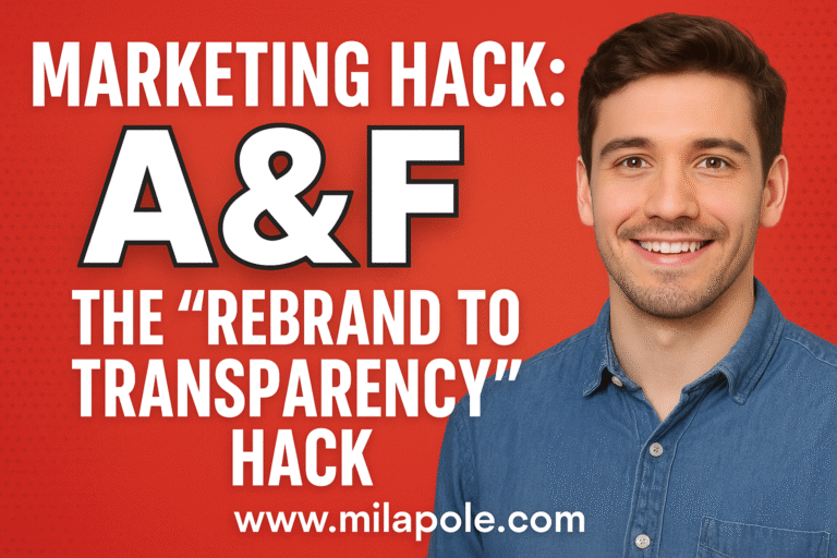Marketing Hack: A&F (Abercrombie & Fitch): The “Rebrand to Transparency” Hack